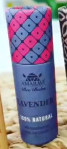 Amaravi Malawian push up Lavender lip Balm