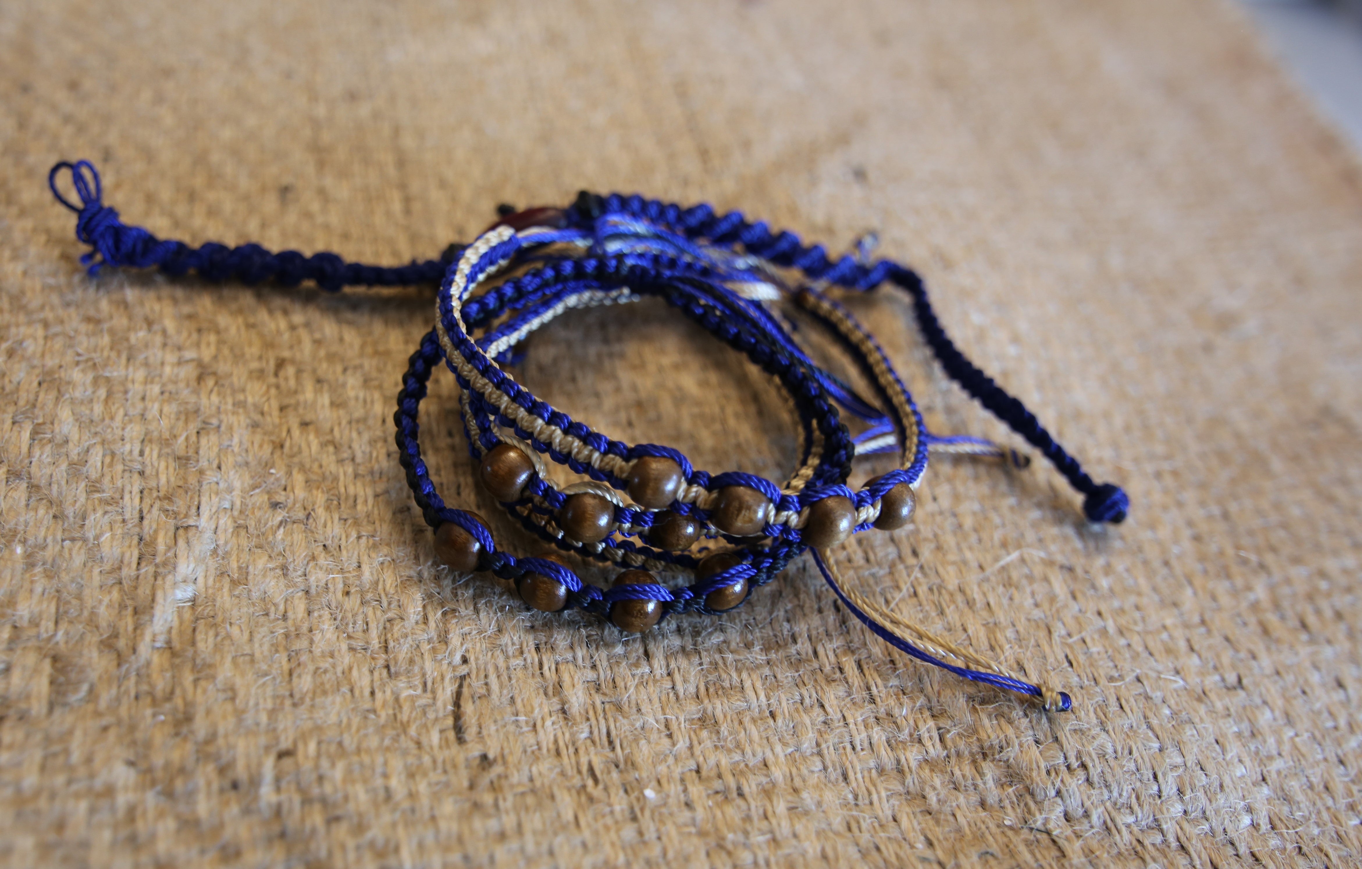 Cloth braided bracelets